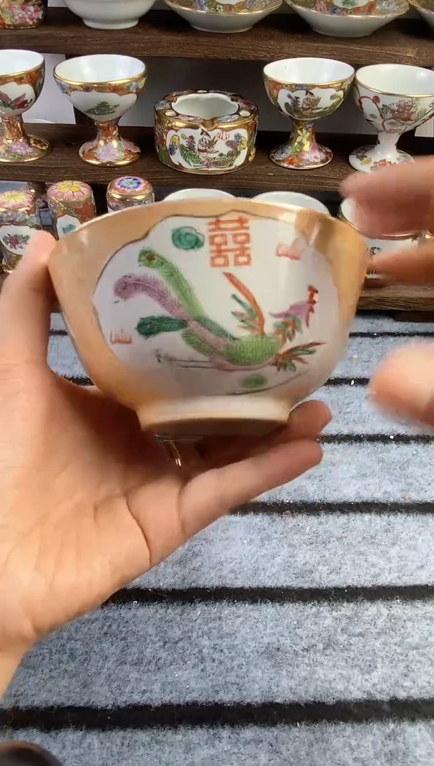 瓷片景德镇窑厂瓷器摆件