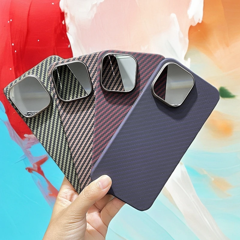 凯夫拉大师适用iPhone15pro磁吸手机壳芳纶纤维14苹果14promax