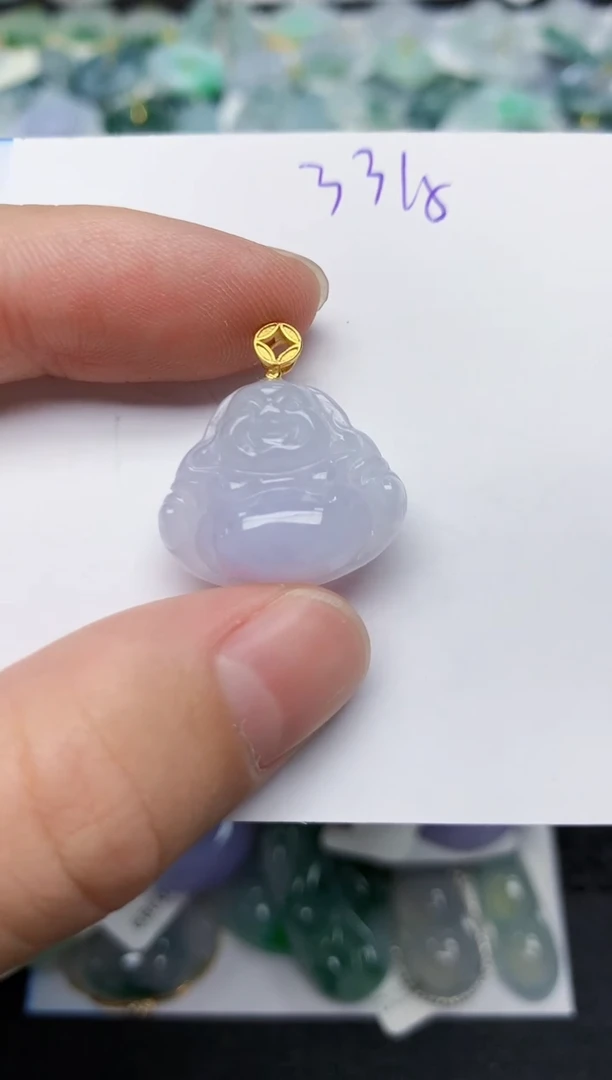 颈饰未镶嵌翡翠天然缅甸A货翡翠百元以上9元证书费自理