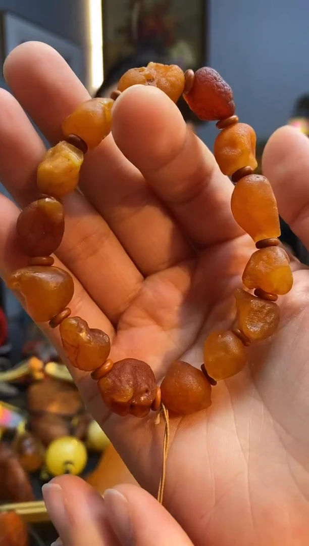 手链琥珀未镶嵌手串