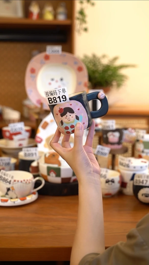摆件B819 阿满屋手工手作陶瓷
