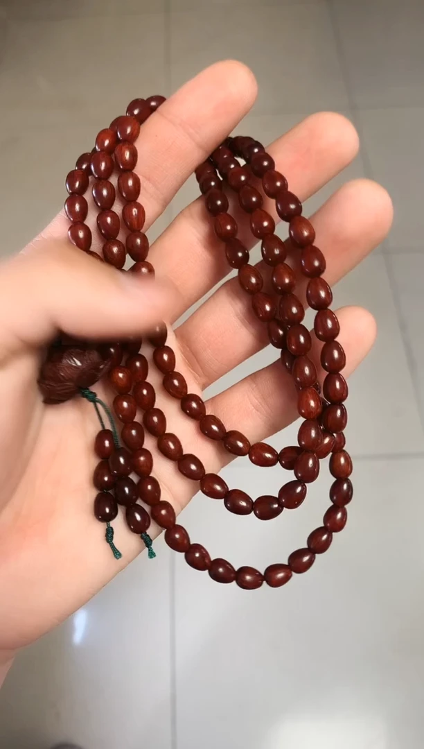 【闪购商品】卢氏黑黄檀（大叶紫檀）手串/手链水滴紫檀手串ZTSD-1