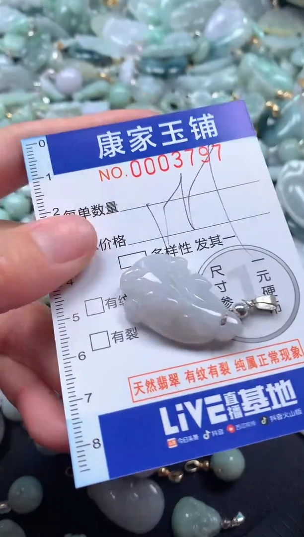 颈饰未镶嵌翡翠3797