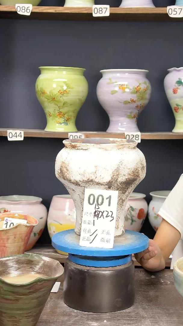 景德镇花盆默认微瑕001