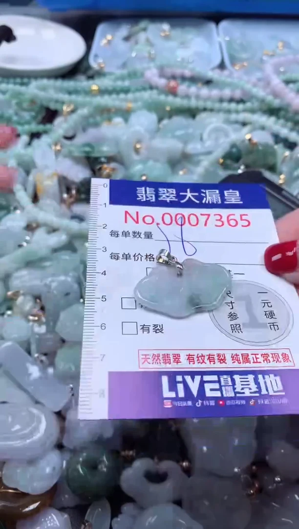 颈饰未镶嵌翡翠7365