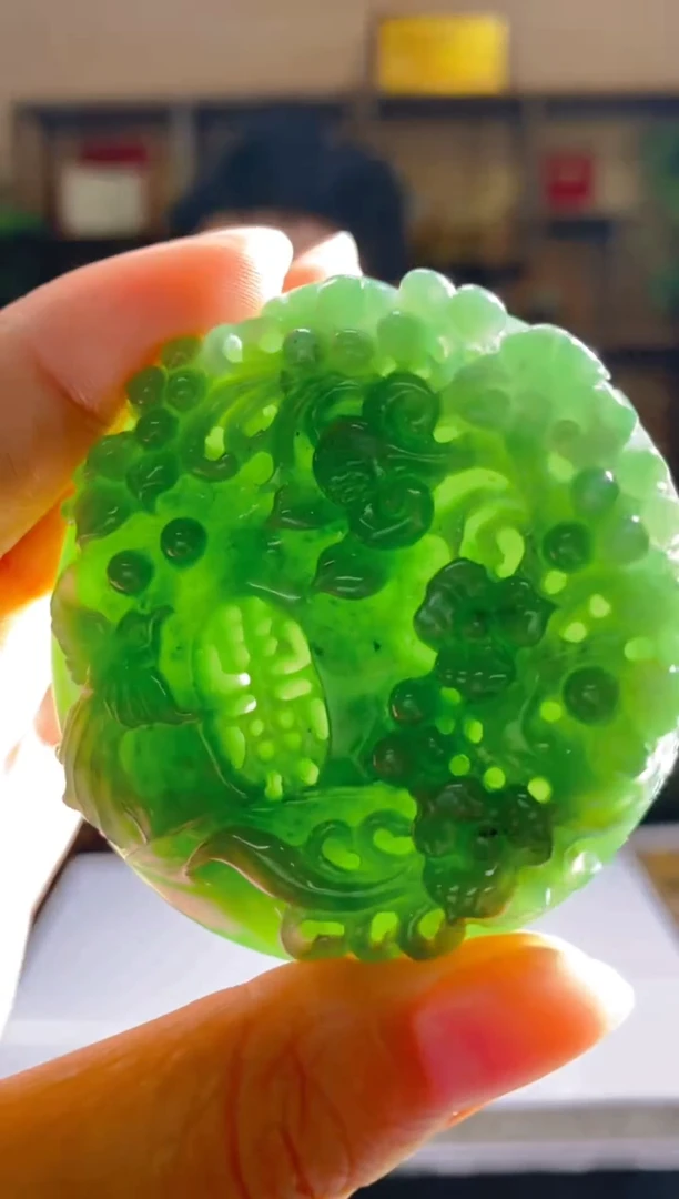 定制翡翠未镶嵌LL1翡翠毛货LBL-23