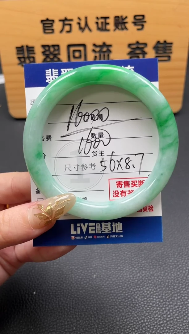 未镶嵌手镯（圆镯）翡翠10148040