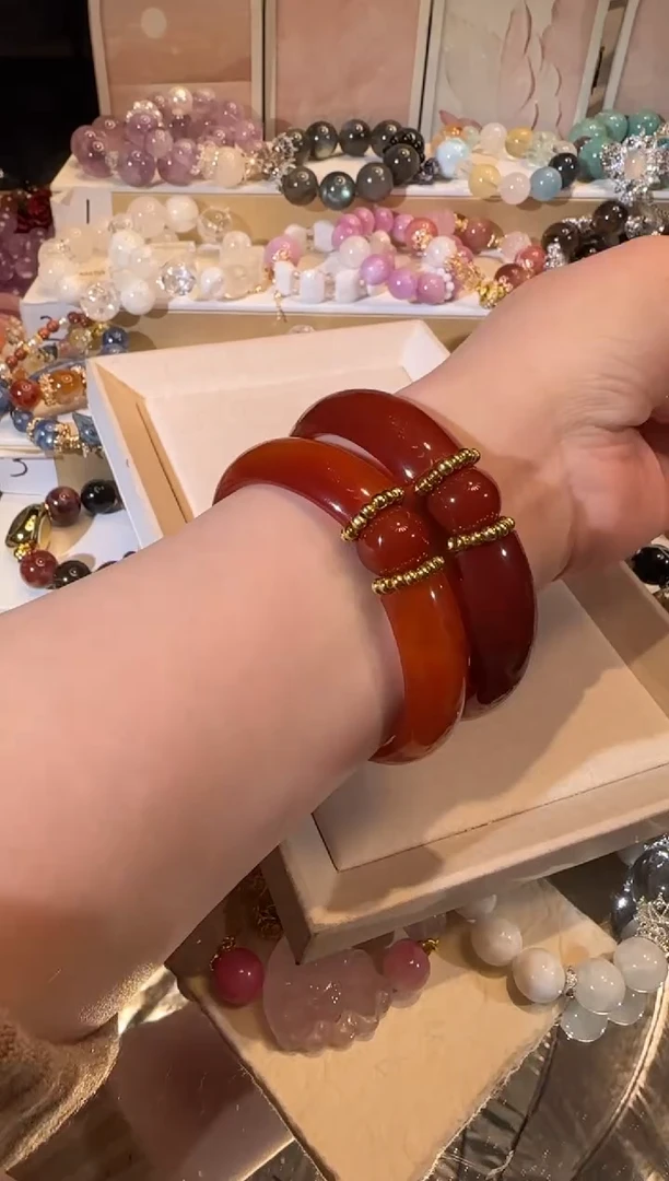 未镶嵌手串玛瑙/玉髓多样性发一