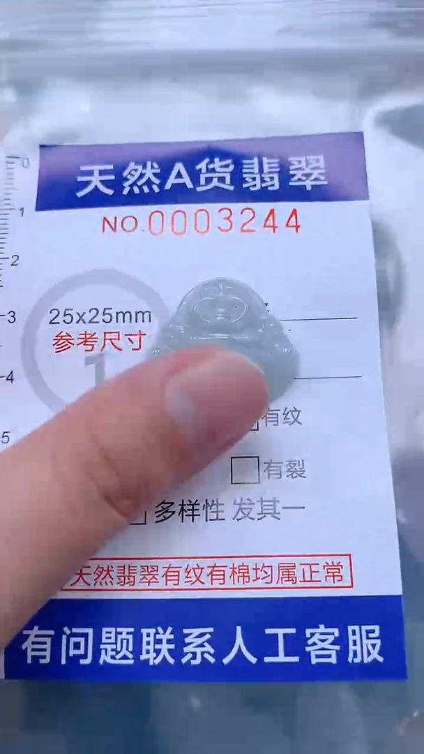 翡翠未镶嵌吊坠(不含链)1