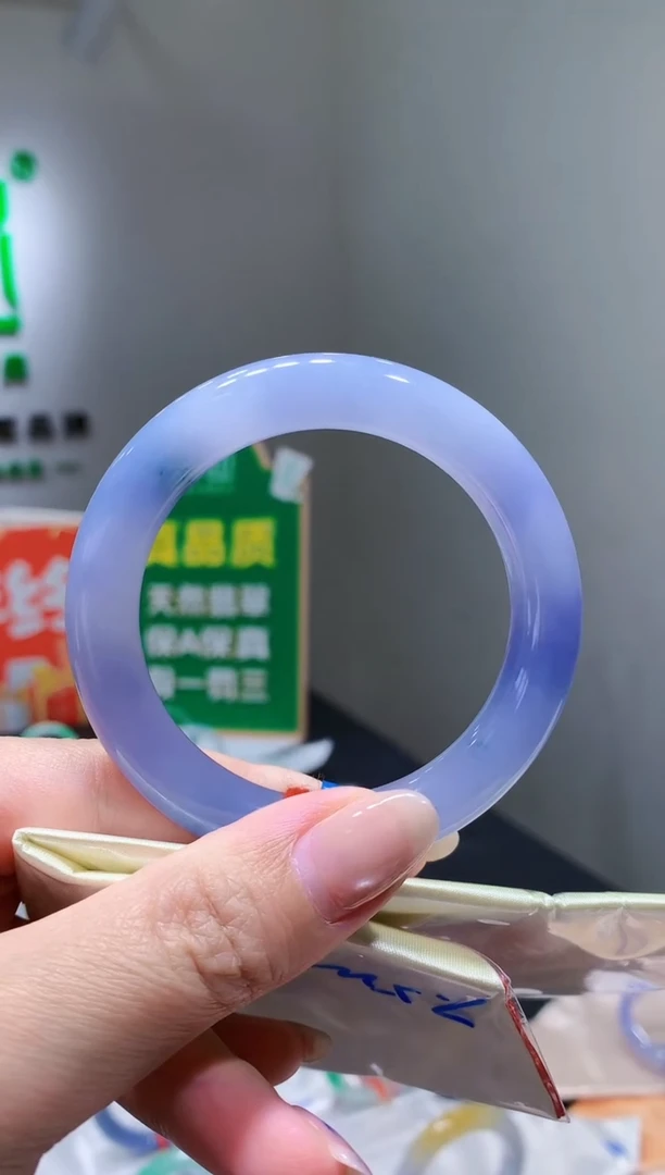 未镶嵌手镯翡翠c76天然A货缅甸翡翠55.8总价7.5万定金2万