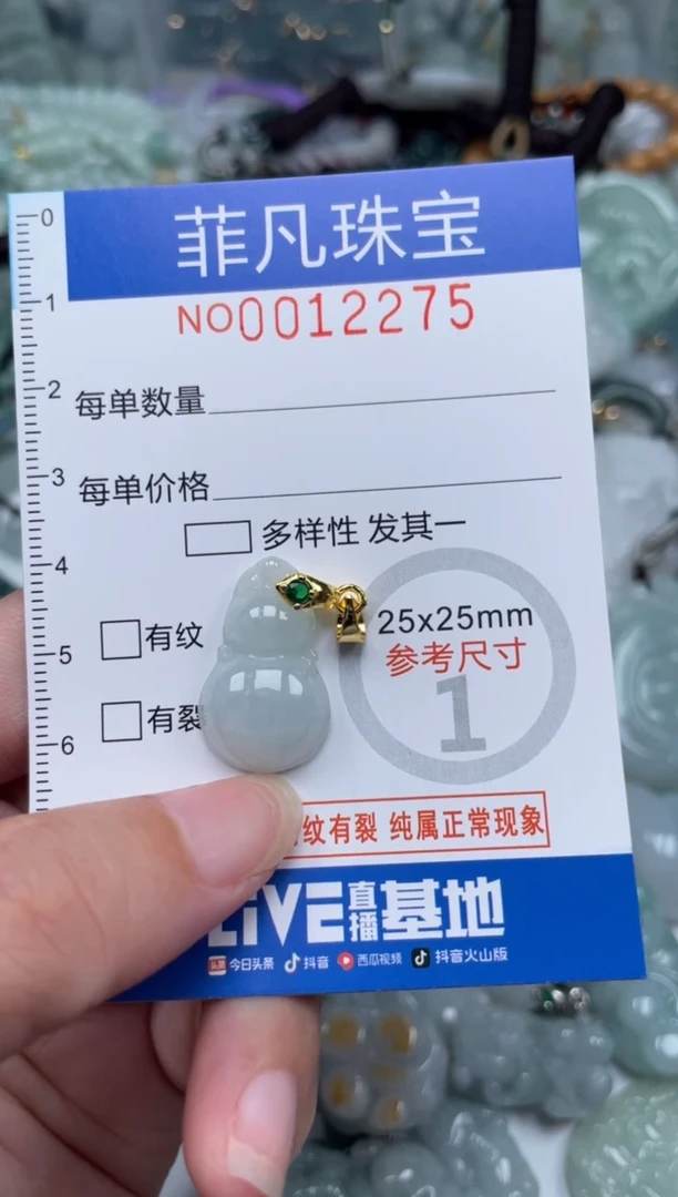颈饰未镶嵌翡翠12275
