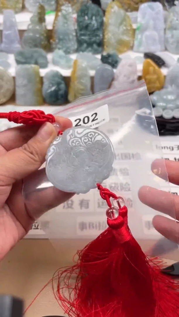 【闪购商品】翡翠颈饰未镶嵌天然缅甸A货翡翠202