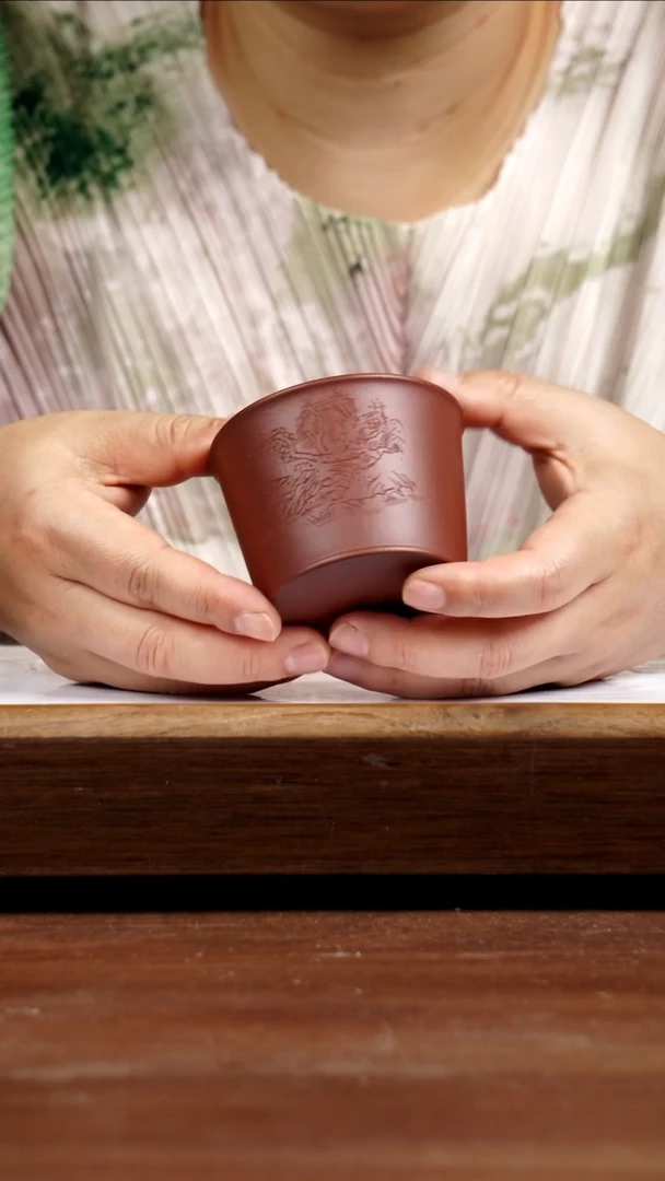 茶壶紫砂四号井底槽青杯子