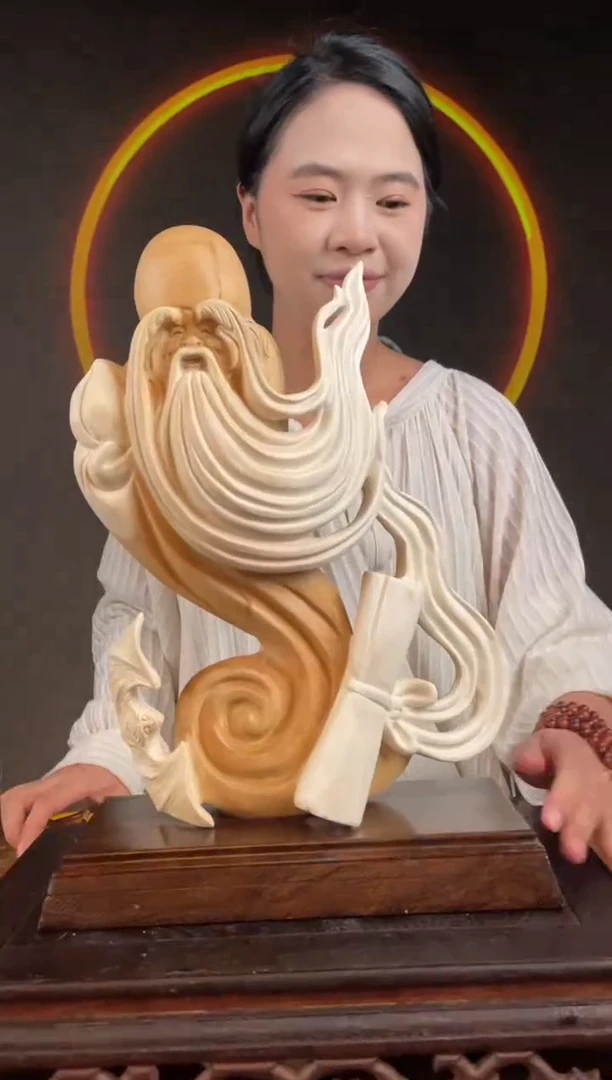 柏木（崖柏）手工摆件,先抢先得! 编号:253