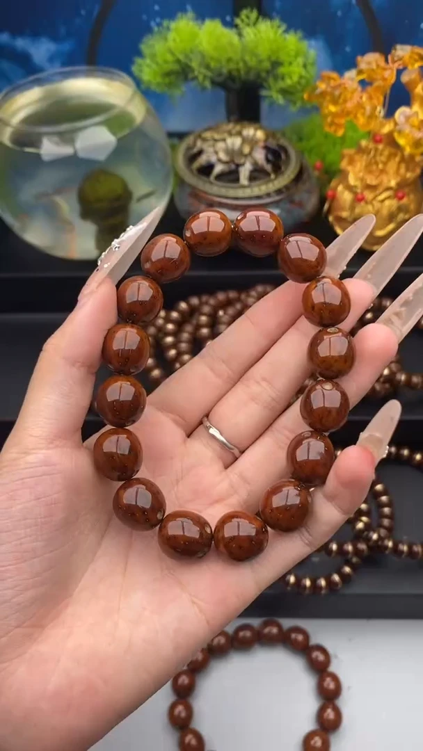 紫金鼠手串紫金鼠枣珠11号
