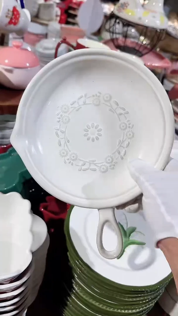 碗手柄盘微瑕 凑满20元包邮