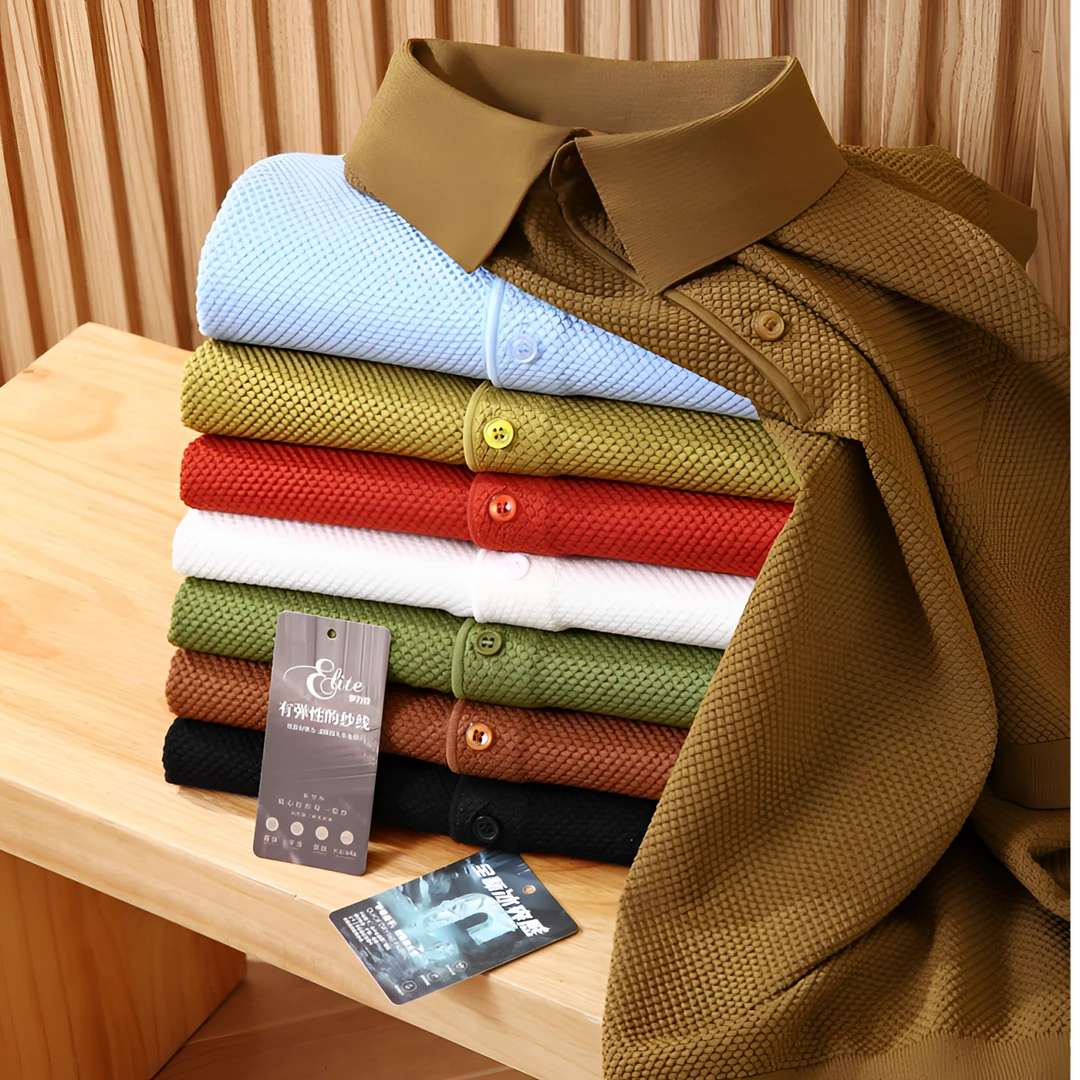 Z方向！冰丝凉感！太舒服了！夏季男士商务时尚休闲翻领短袖POLO衫