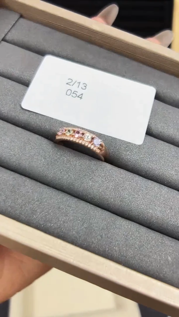 【闪购商品】蓝宝石戒指银S925镶嵌发一（054）