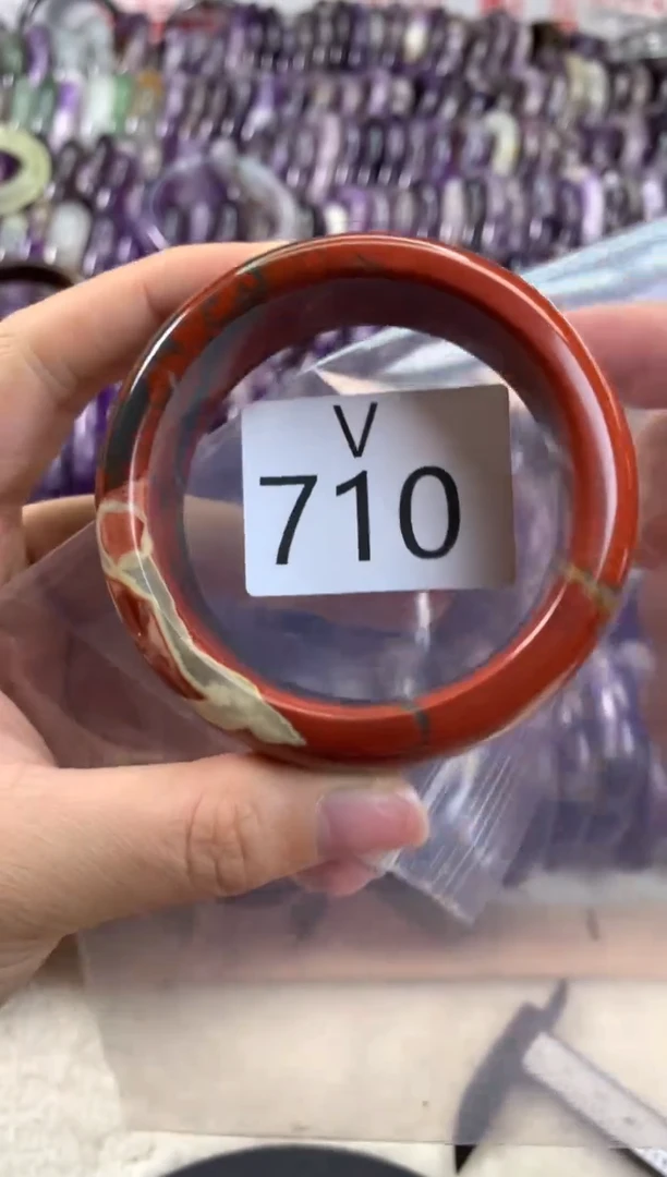 【闪购商品】水晶水晶手镯V未镶嵌710-54