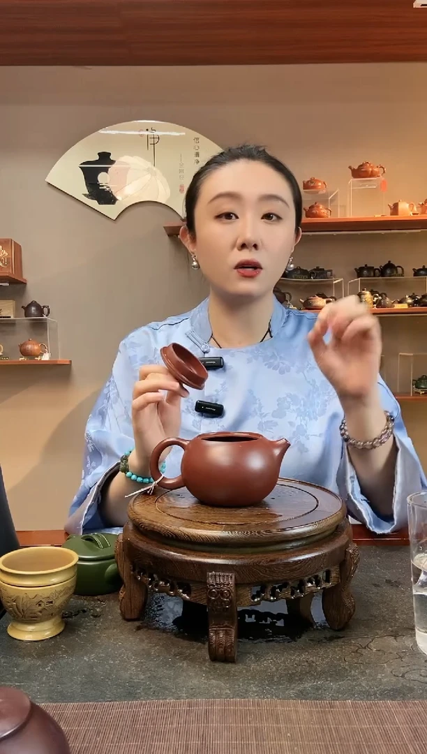 【闪购商品】紫砂茶壶大品卡盖西施 龙血砂