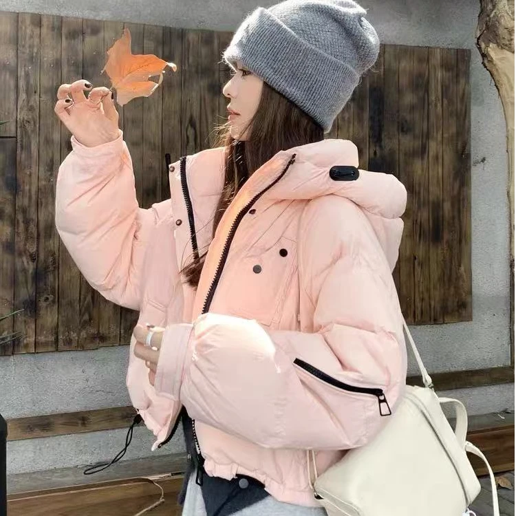 2024冬季新款欧货时尚气质保暖加厚嘎嘎保暖服外套#8917【衣长58】