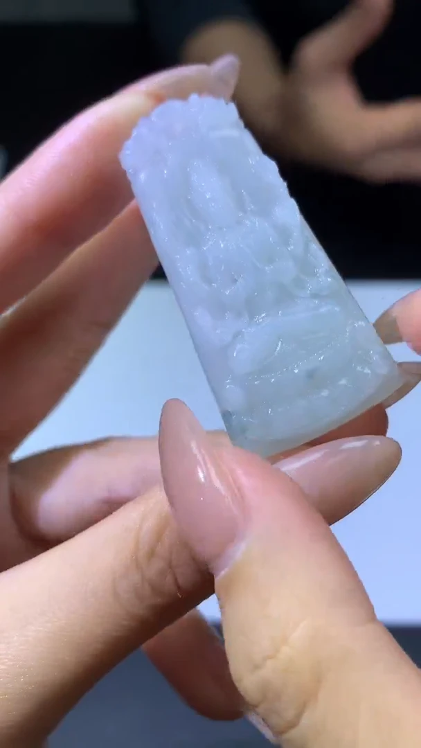【闪购商品】定制翡翠未镶嵌002ee-毛货观音41