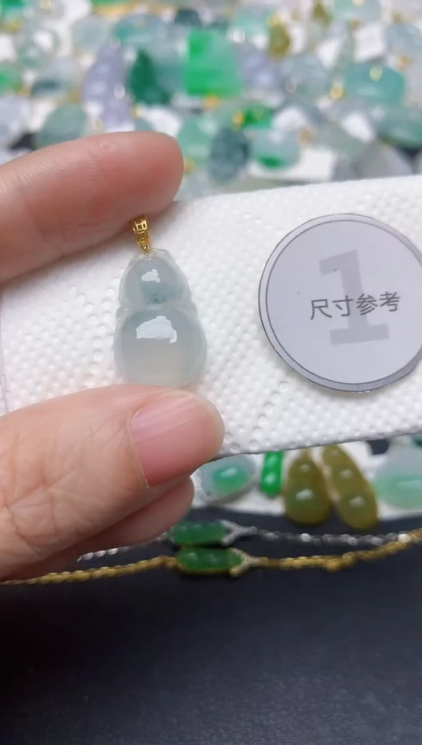 颈饰未镶嵌翡翠天然缅甸A货翡翠