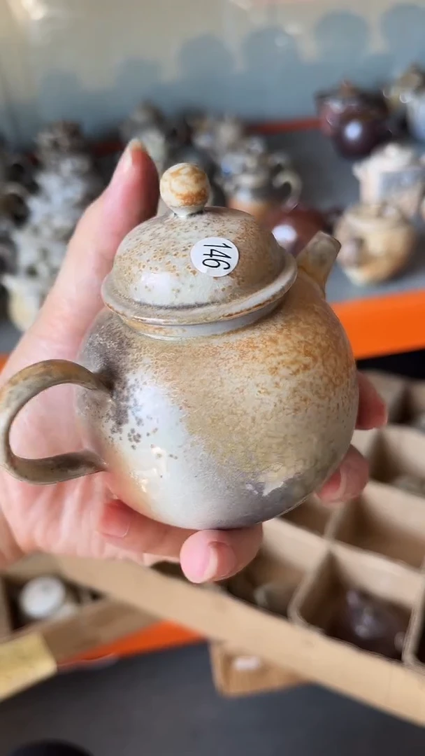 壶146号容量140-150ML中白泥 仿手工壶
