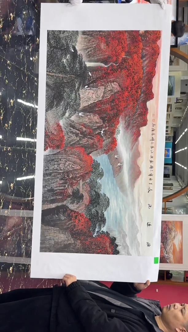 国画国画绘画山水花鸟