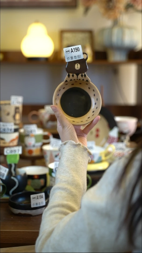 摆件陶A190 阿满屋手工手作陶瓷