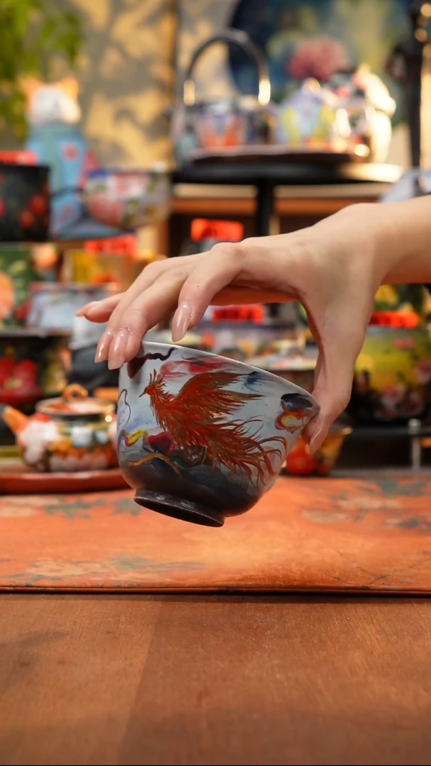 瓷片景德镇手工手绘313