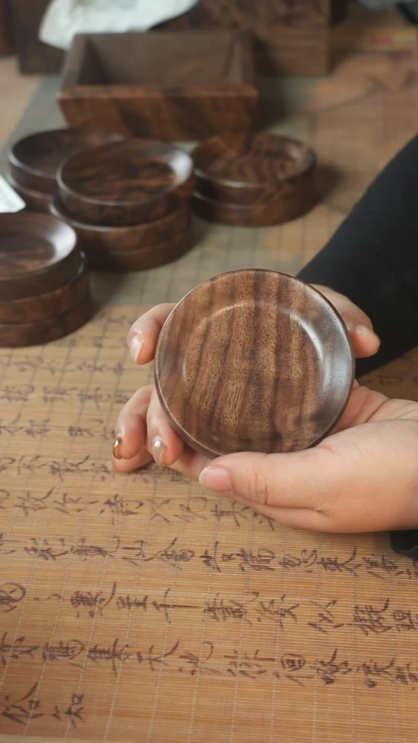 北美黑胡桃木茶盘462