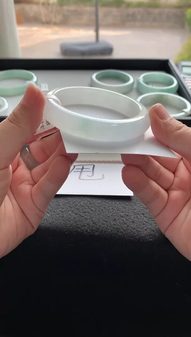 未镶嵌手镯翡翠58正圈Y3754买断