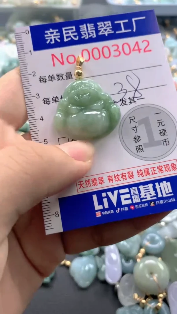 颈饰未镶嵌翡翠3042