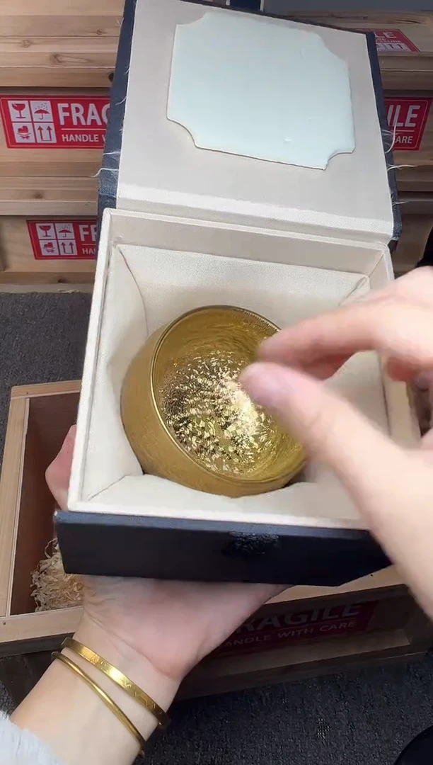 茶盏金钻 建窑建盏主人杯