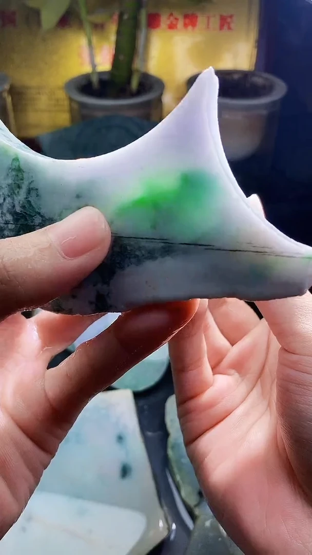 未镶嵌挂件翡翠小雨17