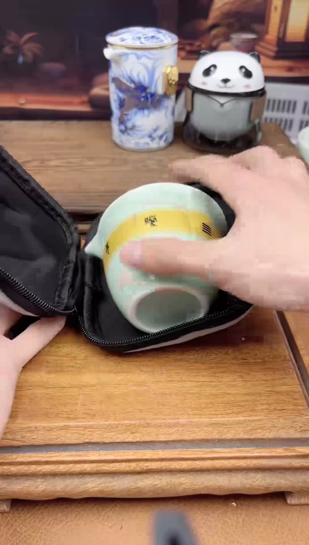 【闪购商品】陶瓷茶具摆件茶叶罐