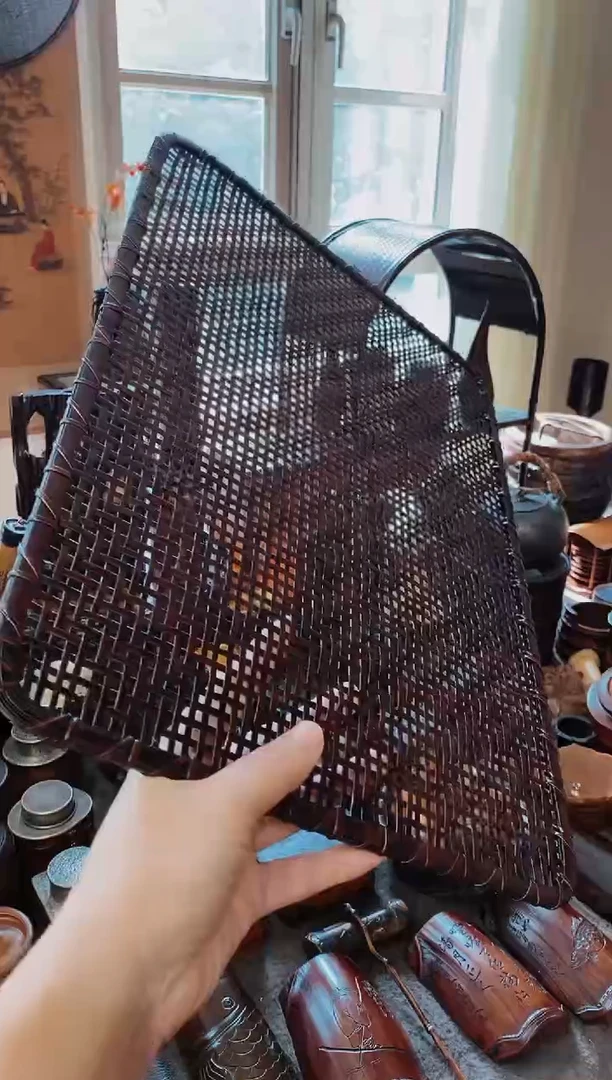 竹编精品款式茶垫