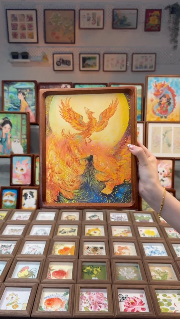 国画涅槃重生 手绘国画10