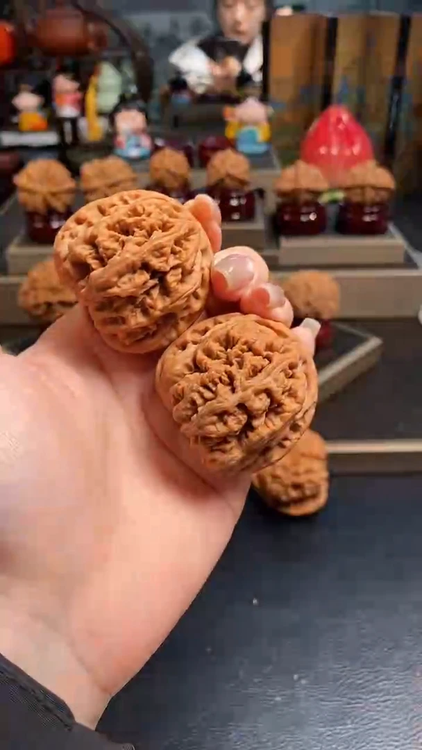 文玩核桃把件K301大粗筋43