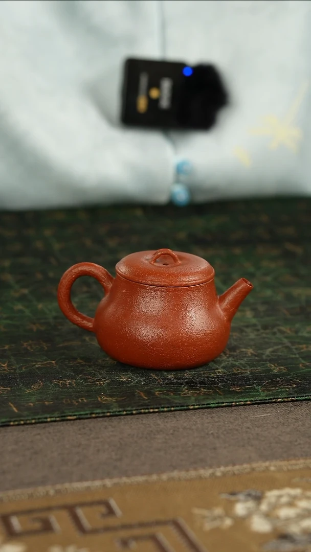 善窑厂汝窑紫砂朱泥壶