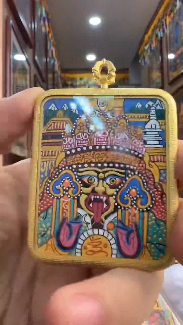 吊坠扎基拉姆-纯手绘唐卡