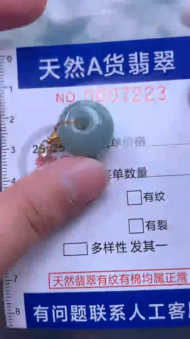翡翠未镶嵌吊坠(不含链)1