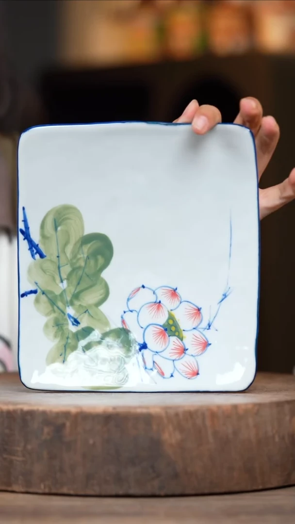 瓷片景德镇高温釉下彩（食品级）