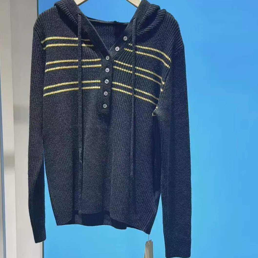 SUFEI/愫翡S53ZZ1208A 秋季新款简约条纹针织衫 1208