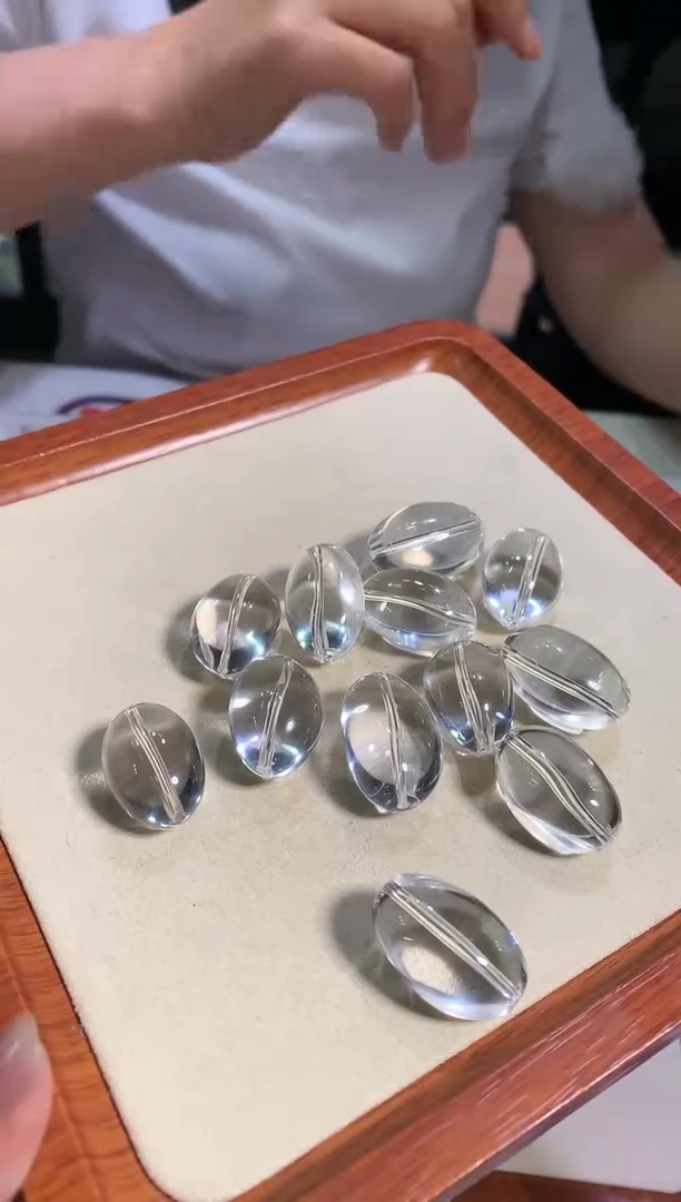 水晶手链未镶嵌白水晶枣珠(发一个哦)多样性发一