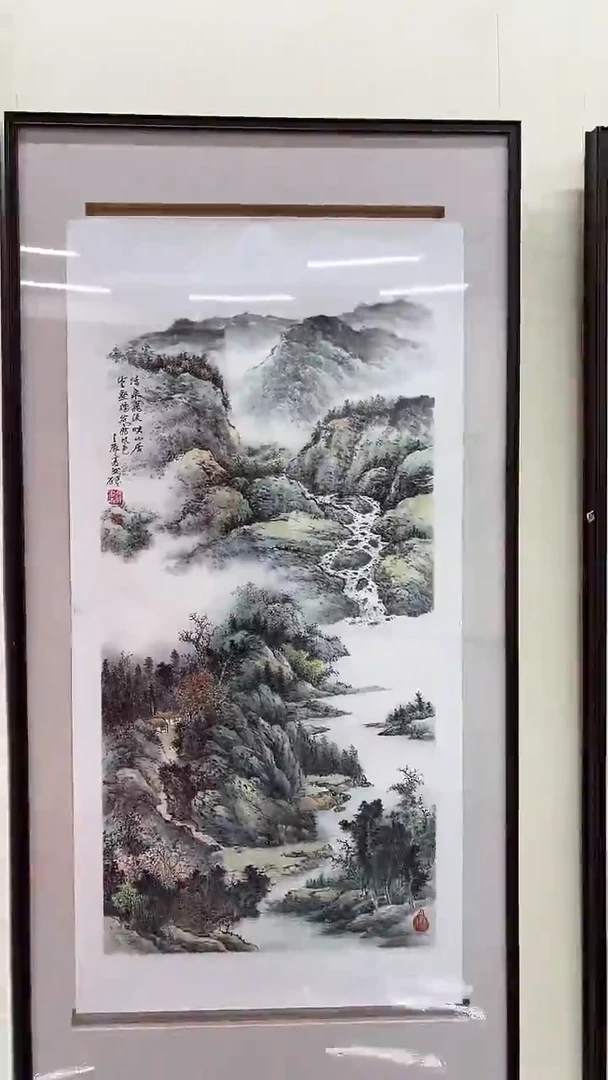 国画戈老师绘画作品 带荣宝斋宁波证书 国画一幅 画芯发