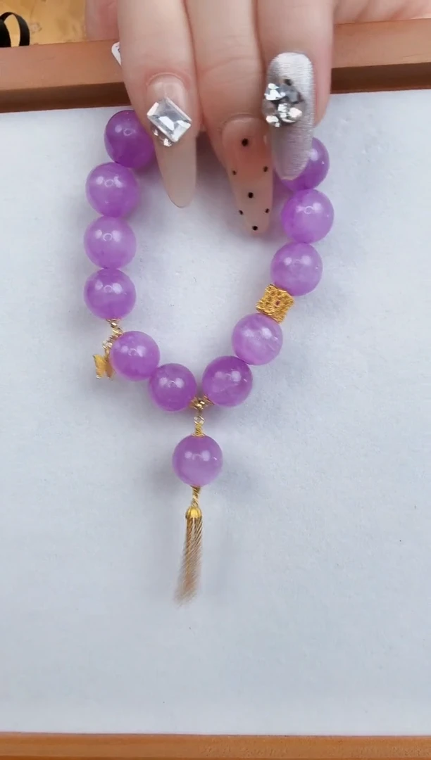 手串锂辉石未镶嵌手串约12mm 2377