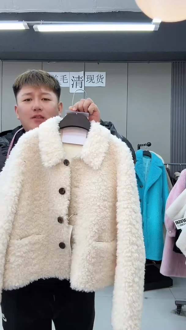 冬季女士100%羊毛外套福利款012