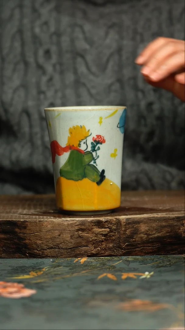 【闪购商品】杯 釉下彩手工手绘同款陶器